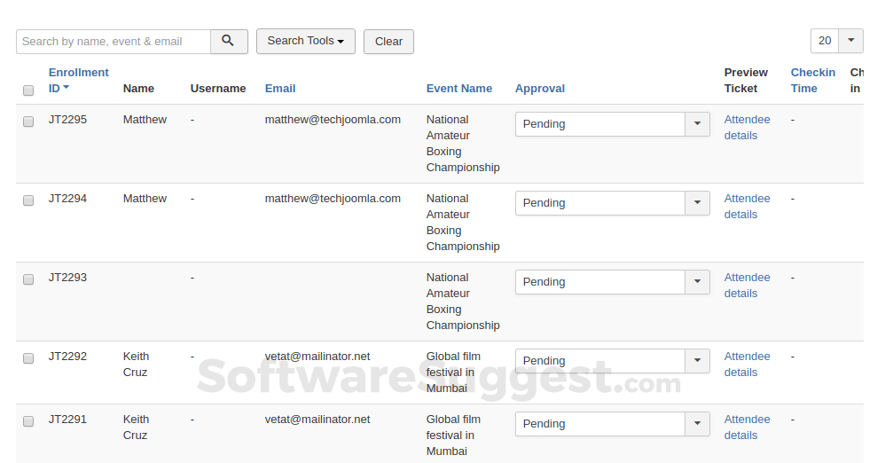 JTicketing Small Screenshot 2